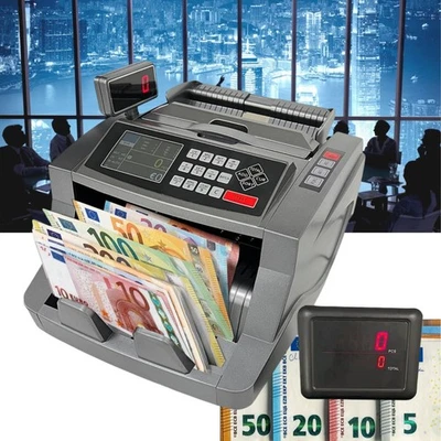 UV Geldzählmaschine Geldzähler Geldscheinzähler Banknotenzähler Geldprüfer MG IR - Bild 1 von 4