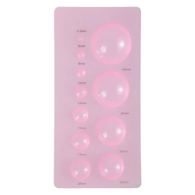 12 Size 3D Half Ball Domes Quilling Papercraft Board Creation Mould Tool - Image 1 of 4