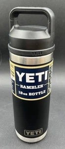 (NEW) YETI RAMBLER 18OZ BOTTLE - BLACK (MVP035217) - Picture 1 of 3