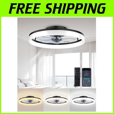 Low Profile 20" Ceiling Fan with Stepless Color Change - Image 1 of 4