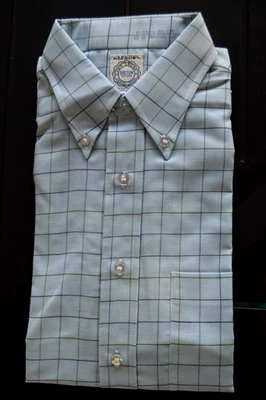 Camisa de Vestir De Colección Años 60 Flecha Cum Laude Algodón Sanforizado Sussex 15 S Nueva de Lote Antiguo Foto 1 de 4