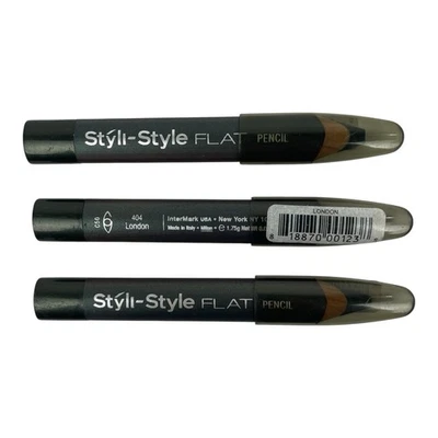 Lot of 3 Styli-Style Flat Pencil Eyeliner - 404 London (Greenish Black) - Image 1 of 4