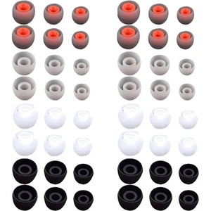 Ersatz Silikon Ohrstöpsel In Ear Kopfhörer 48 Stück Farben Größen - Bild 1 von 9