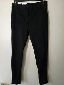 Citizens Of Humanity Jayla Split Skinny Pants NWT Black Size 30 Bottom Zip - Picture 1 of 9