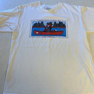 Camiseta de Colección 1999 Boy Scouts Para Hombre Grande Campamento Libertad Camping - Imagen 1 de 5