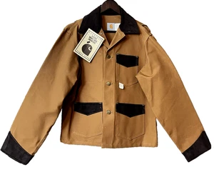 Nuevo con etiquetas Abrigo Carhartt Western Marrón Pato Cepillo CU016 Talla 42 De Colección Años 80 90 Rancho - Imagen 1 de 22