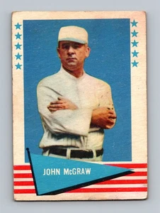 1961 Fleer Baseball Greats #60 John McGraw GD-VG Vintage Baseball Card - Picture 1 of 2