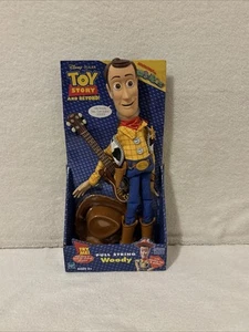 Vintage Woody Toy Story Doll Pull String Working Hasbro Pixar 2002 NIB *READ* - Picture 1 of 9