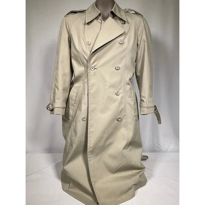 London Fog Khaki Trench Coat Double Breasted Women's 6 Petite - Image 1 of 4