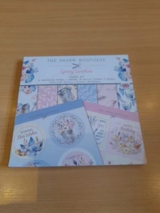 The Paper Boutique 8x8 Paper Pad, SPRING SUNSHIRE Brand New Pad. - Picture 1 of 7