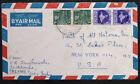 India To USA Air Mail Letter 1963-ZZIAA