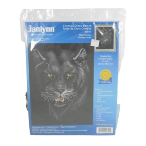 Janlynn Black Panther Counted Cross Stitch Kit #106-44 Jayne Mayhew - Picture 1 of 9