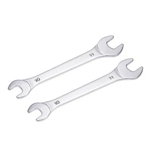 Delgada Abierto Extremo Llave, 10mm x 11mm Métrica Alto Carbono Acero, 2uds. - Imagen 1 de 5