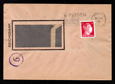 DR Brief POSEN - 19.10.44 - Mi.519 - Brücke und Bastion zwischen Reich und Osten