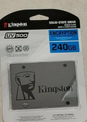 Kingston SSDNow UV500 SUV500/240G 2.5" 240GB SATA III SSD Solid State Drive - Image 1 of 3