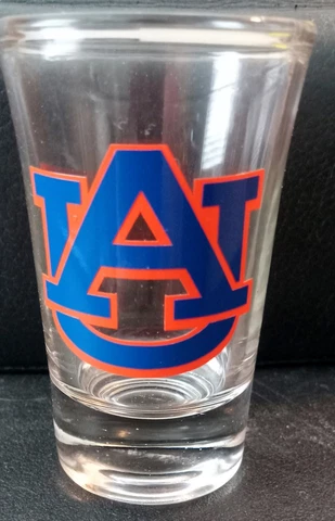 Auburn Shot Glass-College Shot Glasses-Birthday Gift-Christmas Gift Cover