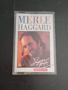 Merle Haggard "Super Hits Vol 2" Cassette Tape - Picture 1 of 3