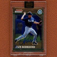 2021 Topps Archives Signature Series Alex Rodriguez Autograph 1/1 Bowman Chrome