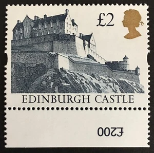 GB QEII 1996 Castle £2 SG1613r UK12 re-etched PVA Gum DG C3.3.1 MNH - Picture 1 of 2