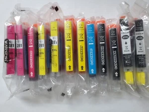 Canon Compatible Inkjet Cartridge CLI-281 CLI281 CLI 281 PGI-281 PGI281 PGI 281 - Picture 1 of 1