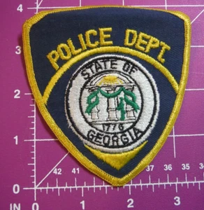 Vintage Gemsco Police Dept State of Georgia patch - Picture 1 of 2