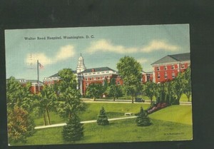 1941 Poslty Used Post Card Walter Reed Hospital Washington D.C.