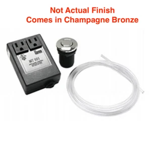 Mountain Plumbing Round Classic Touch Waste Disposer Air Switch - MT951/CHBRZ - Picture 1 of 3
