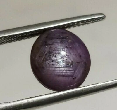 Cabujón ovalado violeta estrella rubí 8,25 quilates 100 % natural (video) piedra preciosa suelta Foto 1 de 4