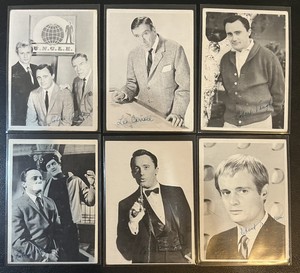 1965 "THE MAN FROM U.N.C.L.E." Trading Cards - (6) Cards #10,#6,#4,#12,#35,#45