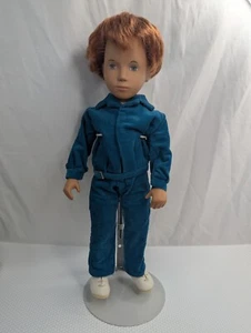 Sasha Gregor Boy Doll Teal Corduroy Outfit Red Hair Blue Eyes - Imagen 1 de 10