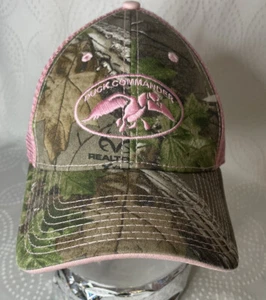 Duck Commander Hook & Loop verstellbare Mütze Kappe hinten Damen Camouflage Jagd Logo pink - Bild 1 von 4