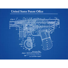 Thompson Tommy Breech Mechanism Gun 1922 Detail 2 Patent Huge Art Poster Print