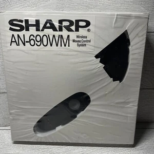 Sistema de Control de Mouse Inalámbrico Negro SHARP AN-690WM de Colección Tecnología Retro Completa - Imagen 1 de 4