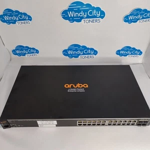 J9776A Aruba 2530-24G Switch 24 Ports Gigabit Managed + 4-Port GE SFP Pre-Owned - Picture 1 of 5