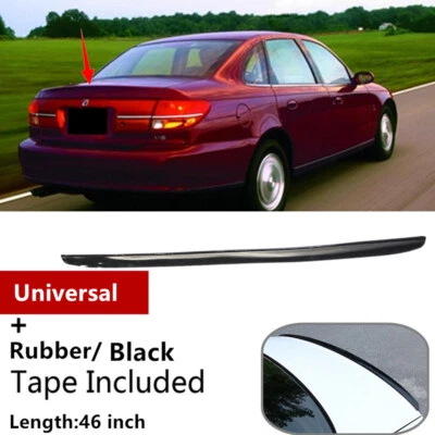 46'' Universal Black Fit For 2000-2004 Saturn LS Sedan Trunk Lip Spoiler Wing Foto 1 de 4