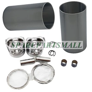 Cylinder Liners & Piston kit & Piston Rings Fit For Kubota Z500 Engine - Bild 1 von 4