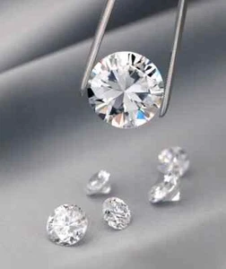 Natural D Color 4 CT Lab Grown Round Diamond VVS1 Clarity Top Quality Certified - Picture 1 of 10