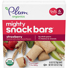 Plum Organics | Mighty Snack Bars | Organic Toddler & Kids Snacks | Strawberry |