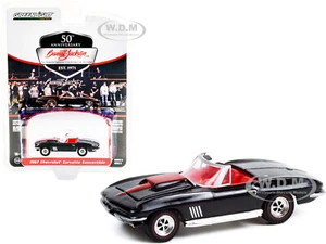 1967 Chevrolet Corvette Conv. Black Barrett Jackson 1/64 Auto Greenlight 37240 A - Bild 1 von 1