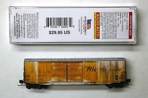 Micro-Trenes MTL 18244110 Rio Grande D&RGW 63704 FW desgastado de fábrica - Imagen 1 de 3