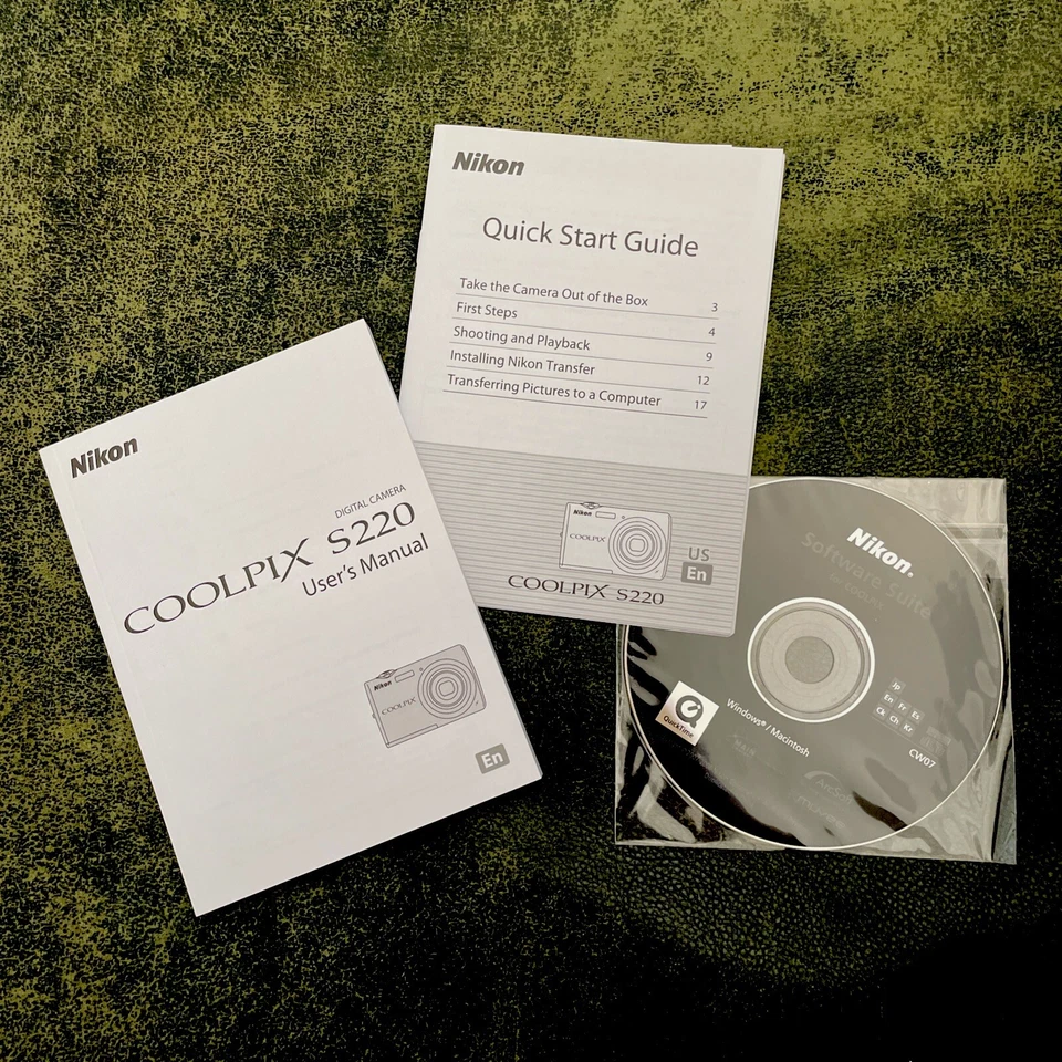 Nikon Coolpix S220 User’s Manual - Image 1 of 1