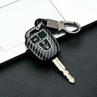 For Toyota Tacoma Tundra 3 Bnt Carbon Fiber Remote Key Fob Hard Case Abs Cover