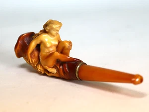 Erotische Meerschaumpfeife antik - Bild 1 von 6