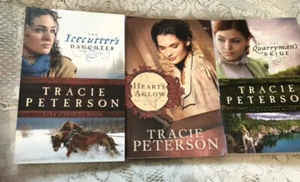 Tracie Peterson Land of Shining Water #1,2 & Striking a Match #2 Novels - Picture 1 of 3