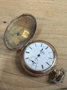 1899 Elgin 206 Model 2 6s 7j Taschenuhr As Is C23 - Bild 1 von 13