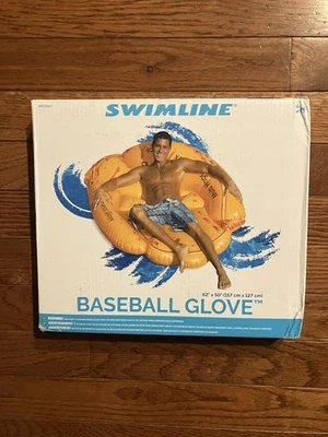 Swimline Baseball Glove Water Float 62”x 50” NEW SEALED - Image 1 of 2
