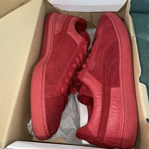 Puma Suede Classic Casual Emboss 36137203 Cherry Red Men 12 🔥 - Picture 1 of 9