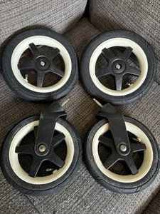 Bugaboo Donkey Air Filled / Nylon Full Set of 4 Wheels. - Picture 1 of 5