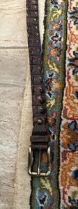 Crocodile belt 1”W Men’s 44” In Length - Picture 1 of 19