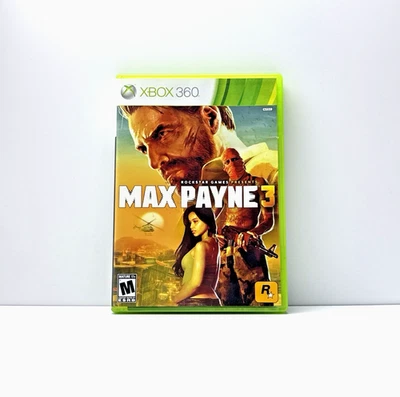 Max Payne 3 Microsoft Xbox 360 CIB полный отремонтированный и протестированный Бесплатная доставка - Изображение 1 из 4